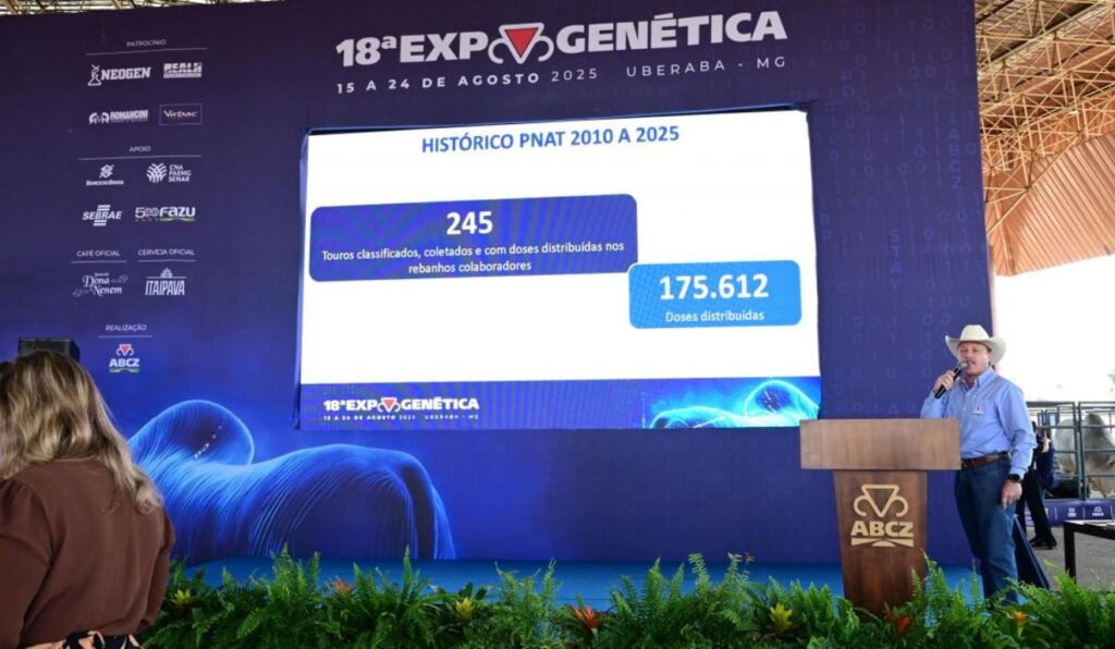 Touros classificados no PNAT 2025 são destaque na 18ª ExpoGenética