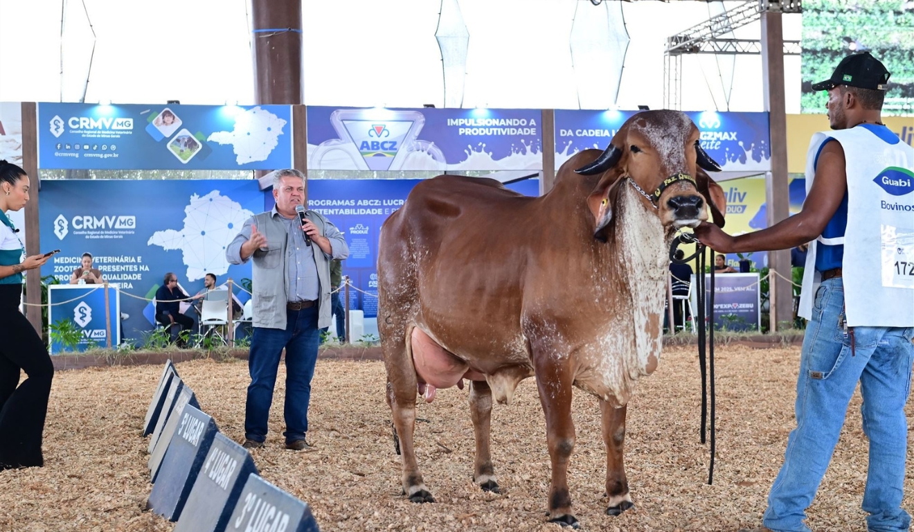 Expoleite 2025, feira promovida pela Associação Brasileira dos Criadores de Zebu