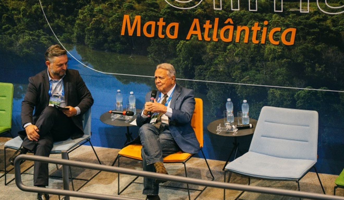 Roberto Rodrigues e Júlio Cargnino, diretor-presidente do Canal Rural