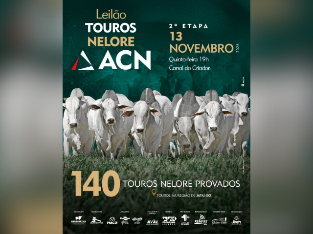 Leilão Touros Nelore ACN – 2ª Etapa