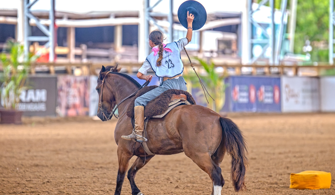 Arena do Cavalo Crioulo recebe a maior final do Freio Jovem da história