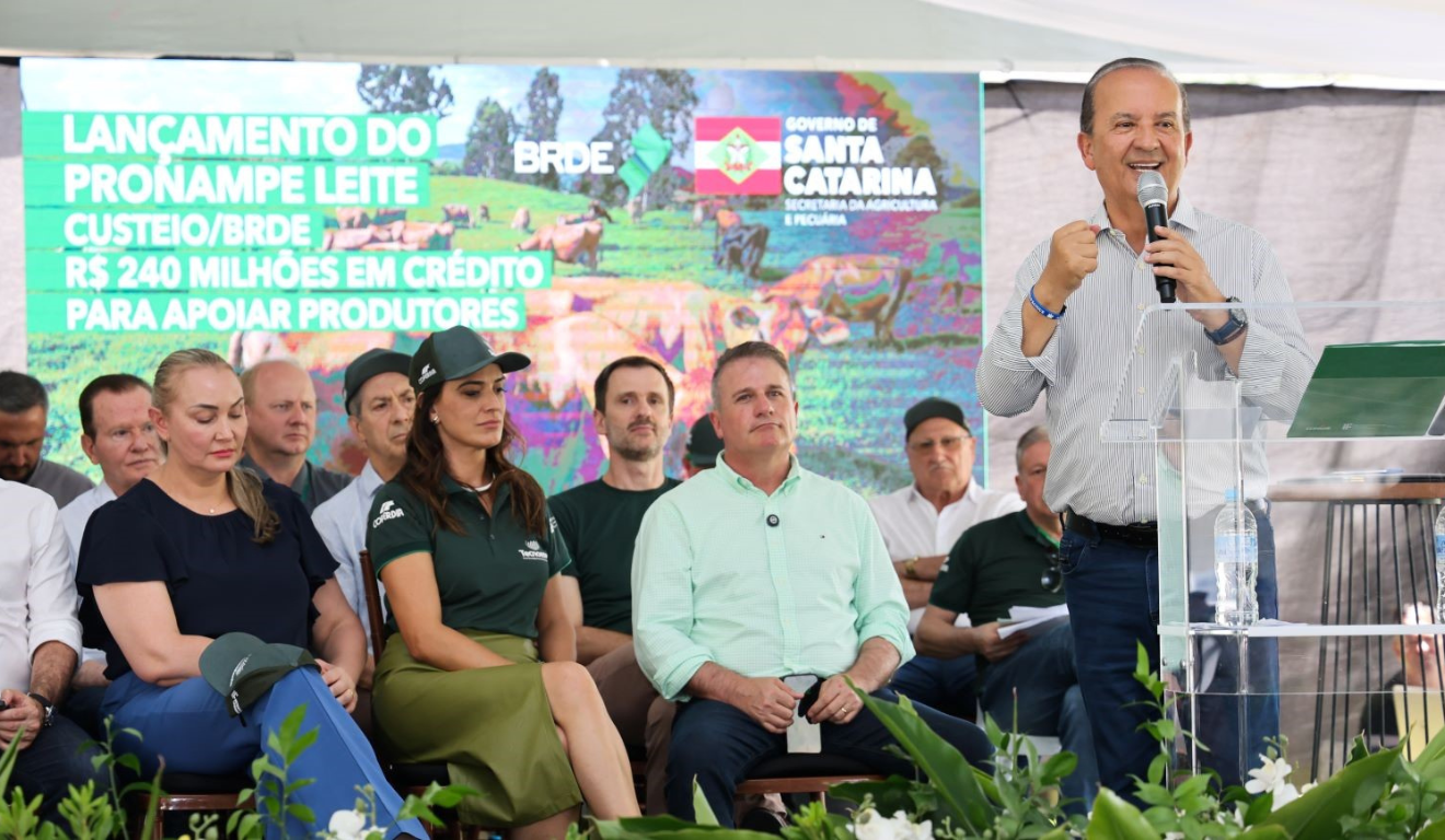 Pronampe Leite Custeio amplia o conjunto de ações do Programa Leite Bom SC